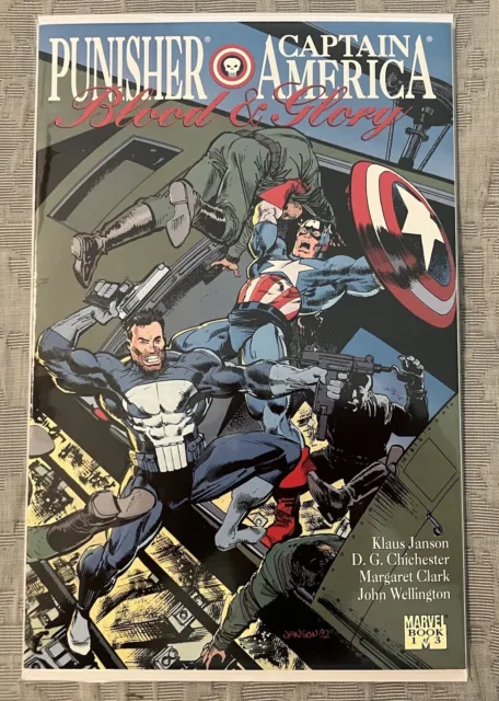 Punisher / Captain America Blood & Glory #1 (Marvel 1992) Brand New Book!