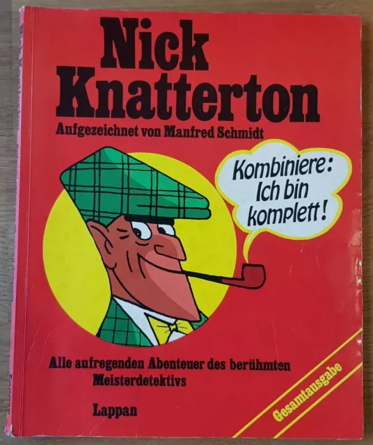 Nick Knatterton  Gesamtausgabe Manfred Schmitdt Lappan 1986