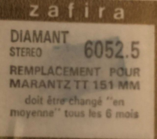 Marantz Tt-151 : Diamant De Rechange 1 Pour Platine MARANTZ TT-333 : Diamant De Rechange à 29,90 Marantz Tt-151 : Diamant De Rechange Video
