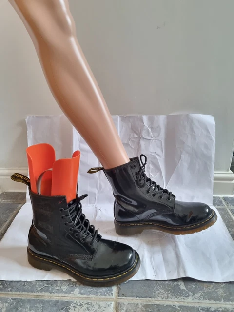 RARE GENUINE DR Martens Aw501 8 Eye Pink Patent Leather Boots Uk 3 Eu 36 Us 5 44.99 PicClick UK