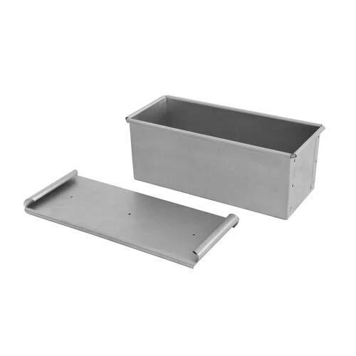 Backformen Brot Gussform mit Abdeckung Für Backen IN Aluminium Silber Farbe 500g