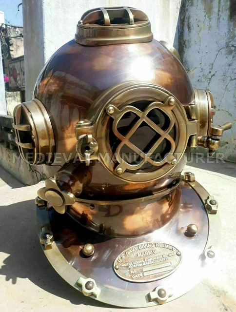 ANTIQUE MORSE STYLE US Navy Diver Helmet Vintage Diving helmet Deep Sea ...