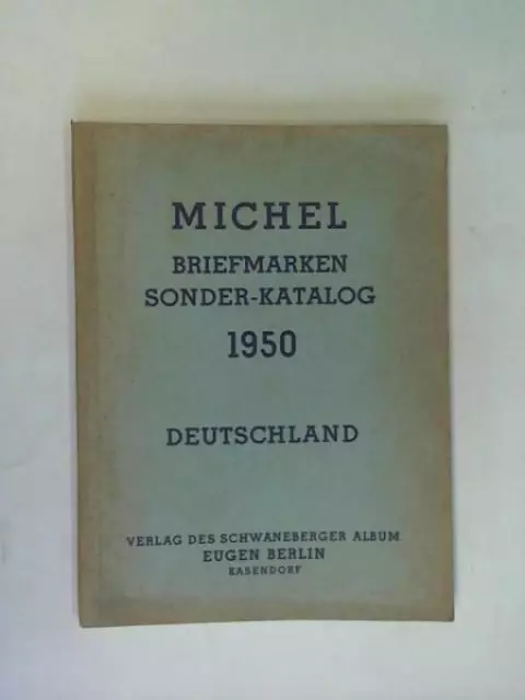 Michel Briefmarken Sonder-Katalog 1950 Deutschland