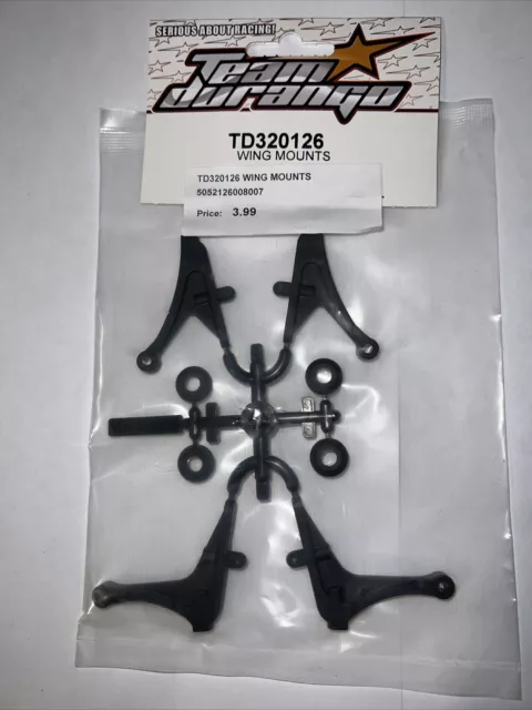 RC Team Durango TD320126 Wing Mounts DEX210 v2 v3 1/10 2wd Buggy Discontinued