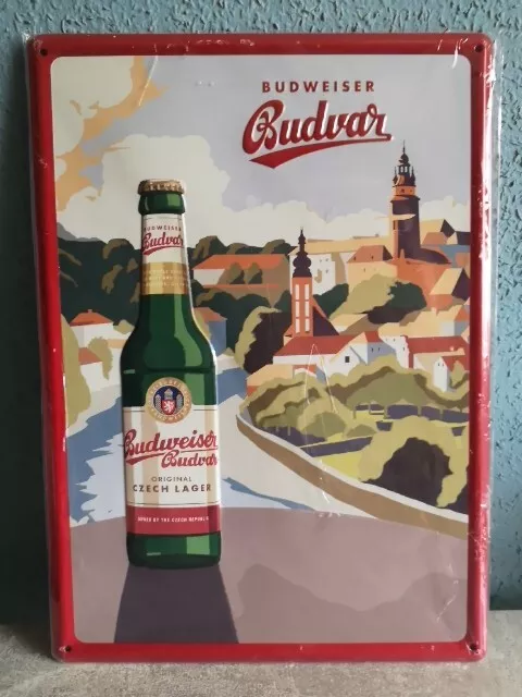 Blechschild Budweiser  NEU