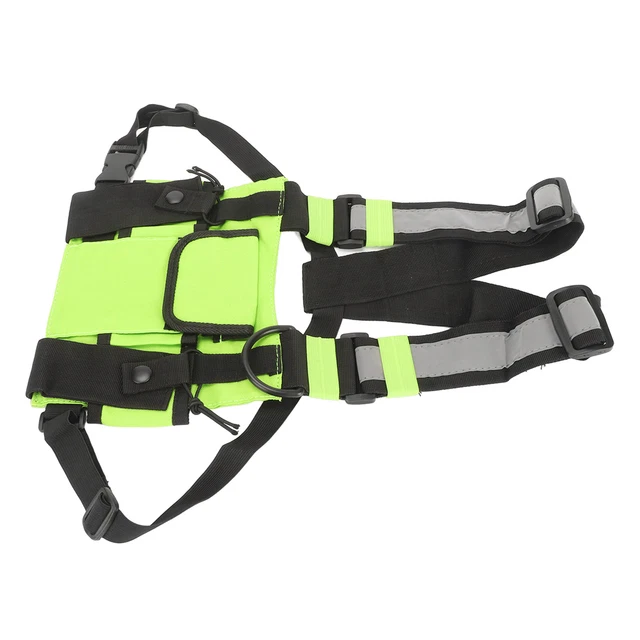 Radio Chest Harness Bag Adjustable Radio Harness Chest Pocket Pack Vest US