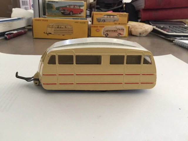 DINKY TOYS FRANCE 811 CARAVANE AVEC GLACES EN BOITE ORIGINALE