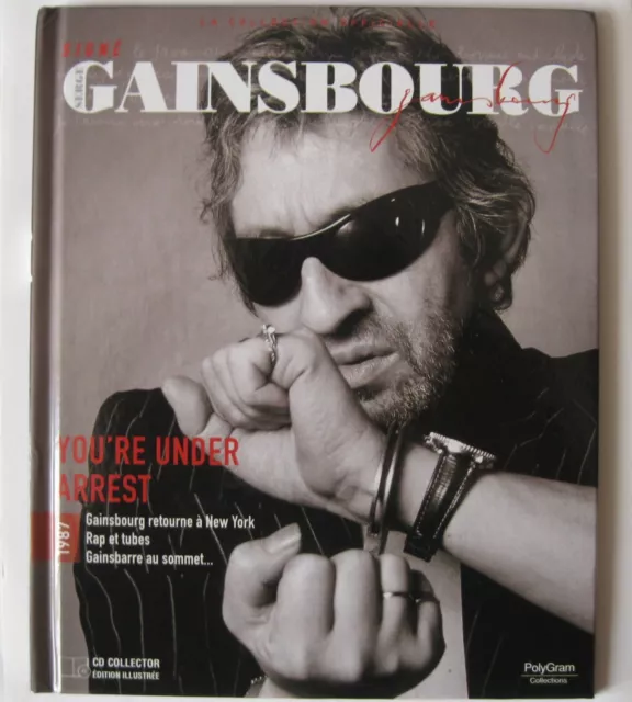 SERGE GAINSBOURG "You're under arrest" CD BOOK + 2 titres bonus - Polygram 2014