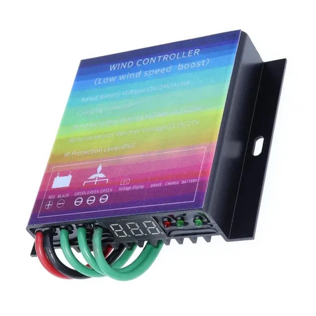 Regolatore Di Carica MPPT Per Turbine Eoliche 12V/24V - Controller PWM 16A Fino A 1000W Con Protezioni Multiple - Foto 12
