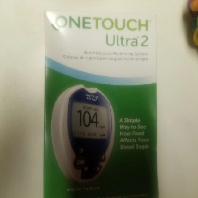 ULTRA 2 Blood Glucose Monitoring Meter w/case, lancet device