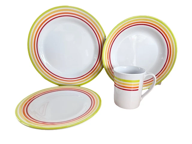 MELAMIN CAMPINGGESCHIRR SET " Summer " 16-teilig EUR 29,95 - PicClick DE