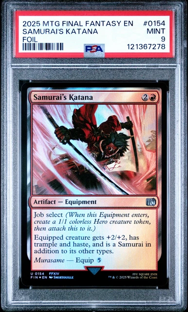 2025 MTG FINAL Fantasy Foil #0154 Samurai's Katana Psa 9 £19.67 ...