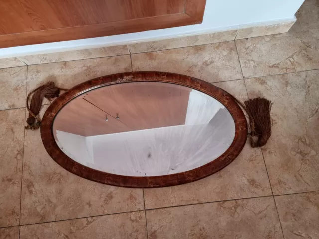 espejo  oval antiguo