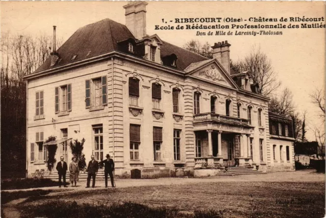 CPA RIBECOURT Chateau École de Réeducation Professionelle des Mutiles (376954)