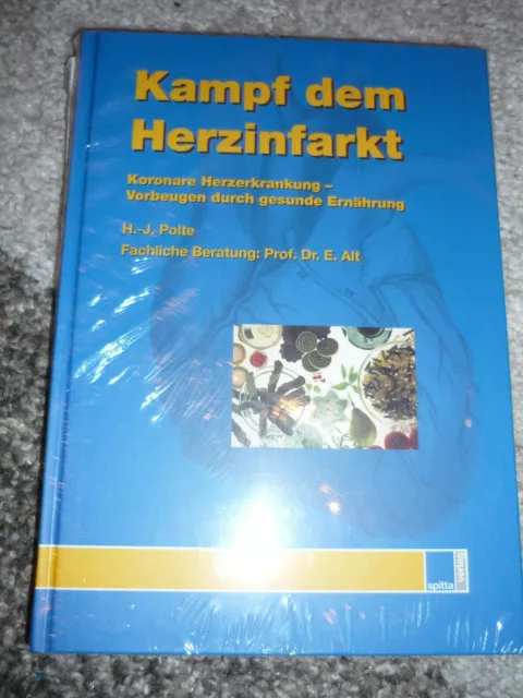 Kampf dem Herzinfarkt. Buch, J.J. Polte E.Alt- neu in Folie  - Fachbuch