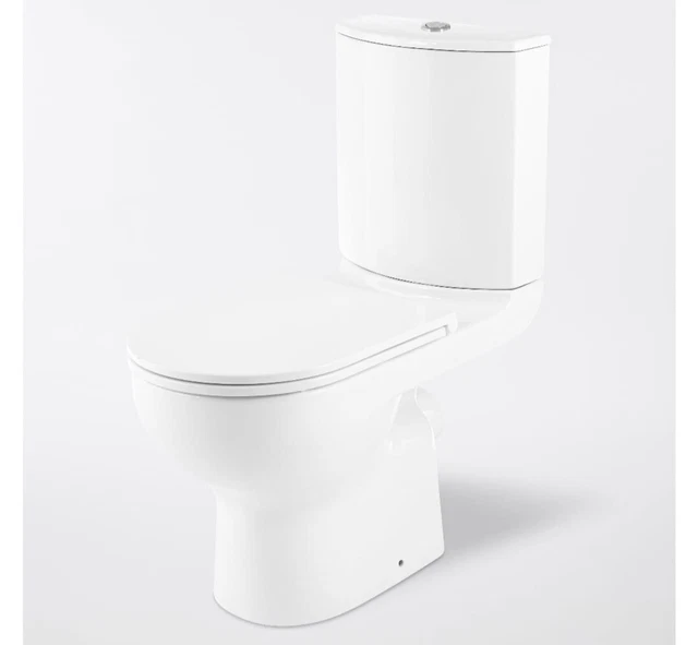 GOODHOME CAVALLY CLOSECOUPLED Rimless Standard Toilet set with Soft