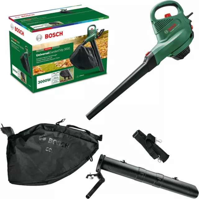 Bosch 2300W Corded Electric Garden Leaf Blower Vacuum Vac Variable Speed 2-in-1