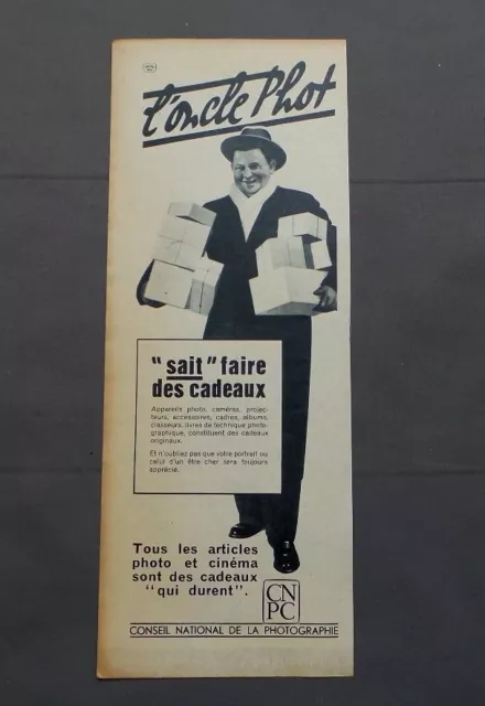 Pub Publicite Ancienne Advert Clipping 220517 / Articles Photo Et Cinema Cnpc