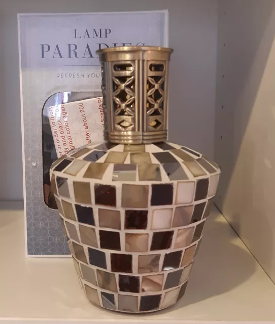 De Fragancia Katalytlampe Beige Mosaico pajoma Lámpara Cristal Regalo Aroma Olor