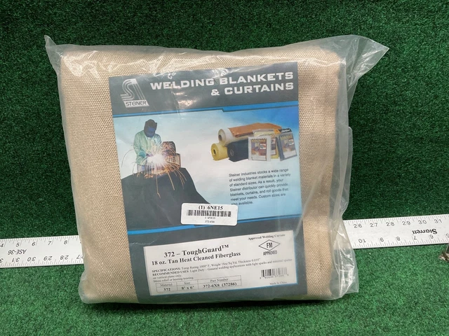 Steiner ToughGuard 18oz Tan Heat Cleaned Welding Blanket 372-6' x 8'