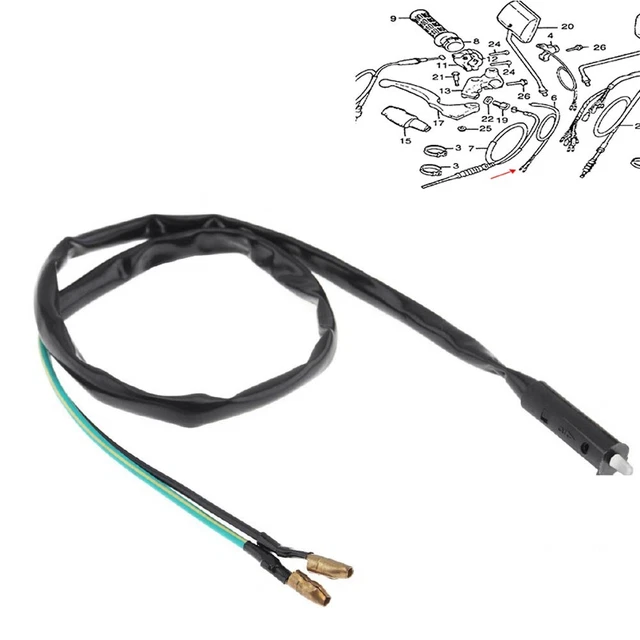 Câble De Frein à Tambour Arrière Universel Pour Scooter/mobylette GY6 - Longueur ~1,92 M
