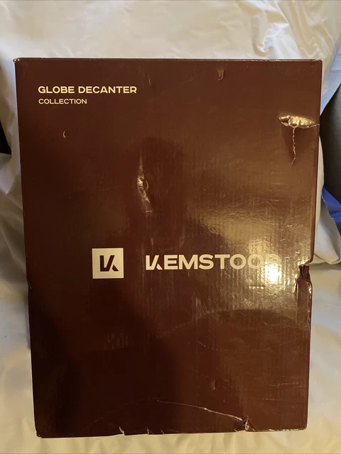 Decantador de globo Kemstood y 2 vasos