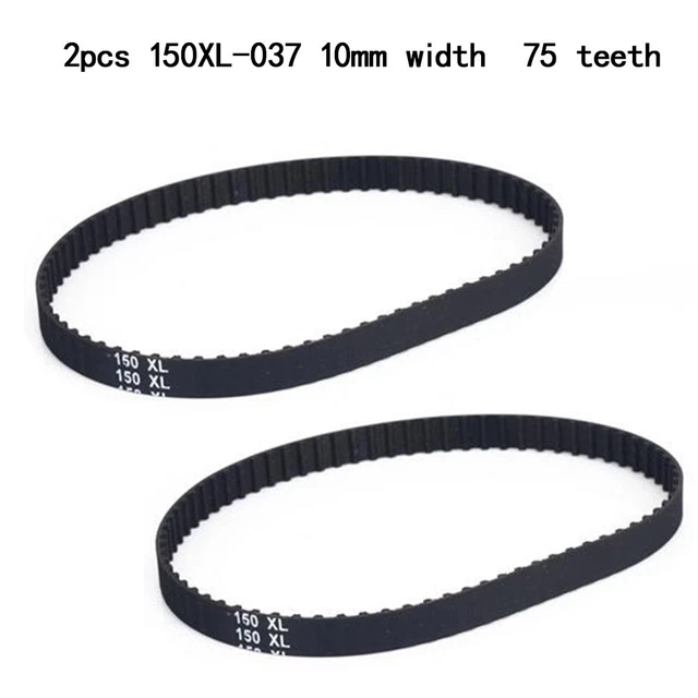 Accessori cintura di distribuzione nera alta qualità gomma larga 10 mm