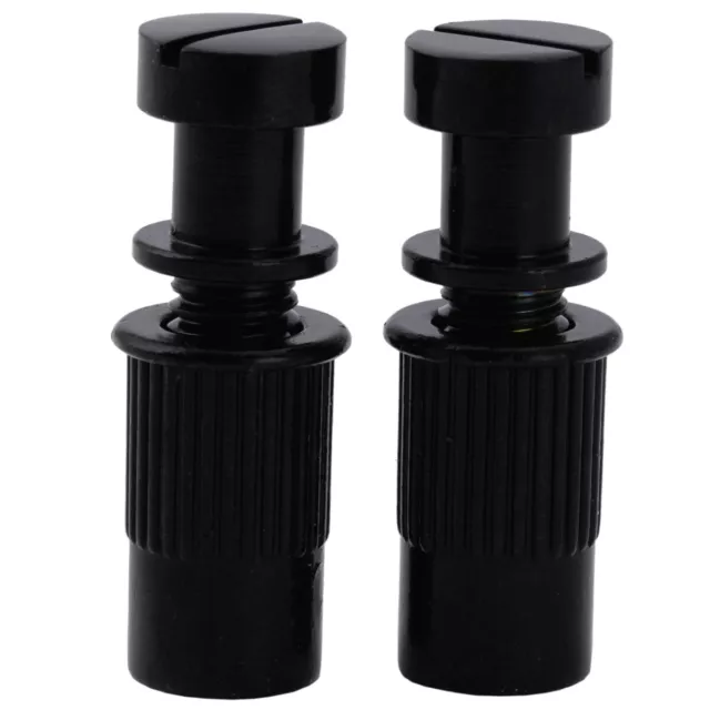 Musiclily Pro 2Pcs Black M8 Metric Tailpiece Studs For Epiphone Les Paul Guitar