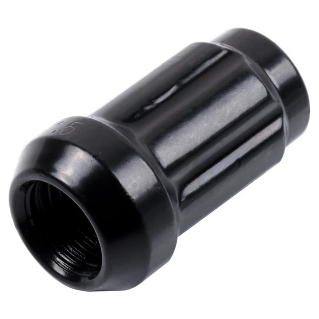 24 Pcs 6 Spline Black Lug Nuts 12x1.5 +2 Keys For Toyota Tacoma 4Runner Avalon