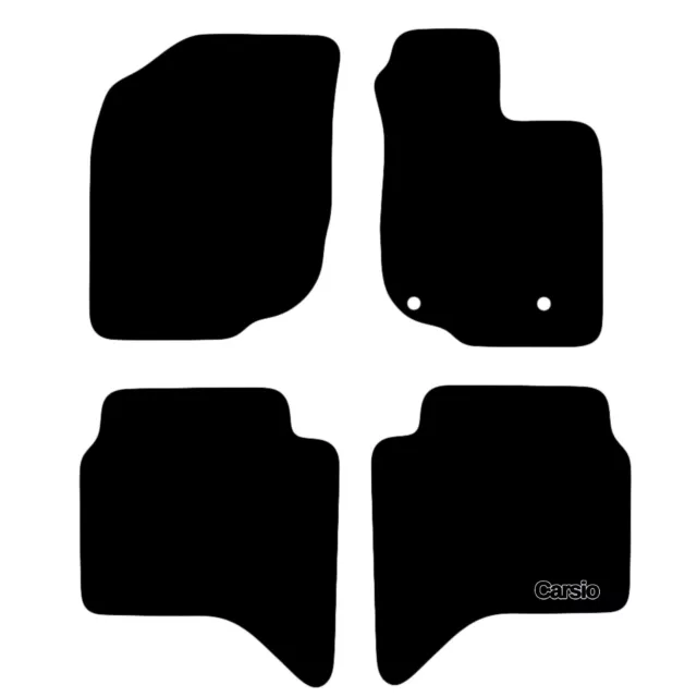 Carsio Tailored Carpet Car Floor Mats For Toyota HI LUX 2011 to 2015 Double Cab