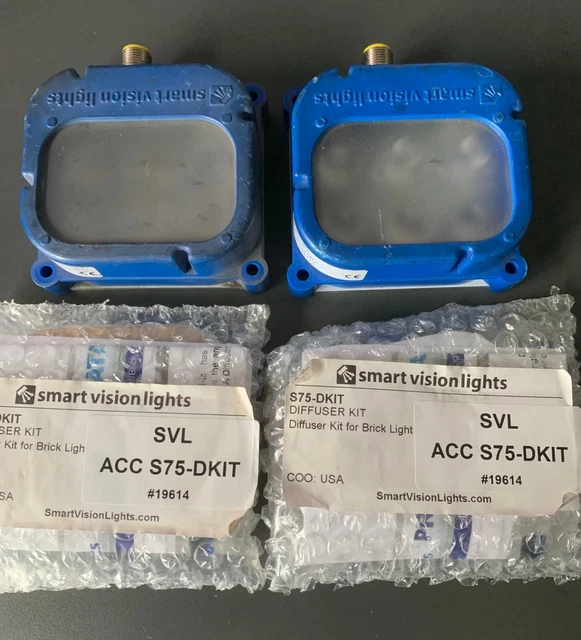 2x Smart Vision Light (SVL) IR 850nm Infrarosso con nuovi kit diffusori