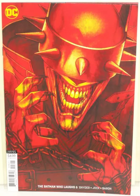 Dc Comics The Batman Who Laughs # 6 Jenny Frison Variant Cover Vf/Nm 2019