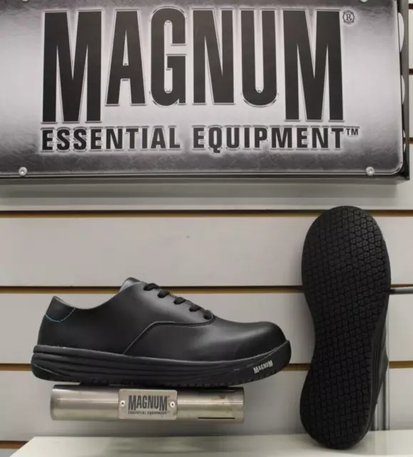 MAGNUM LAGUNA CT Black Leather Composite Toe Cap Safety Shoes UK Size 8 ...