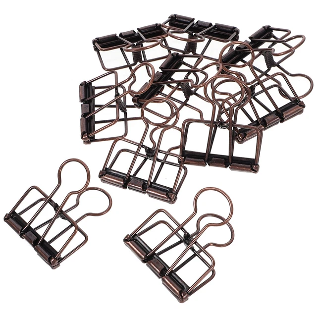 10 Stück Metall-Foldback-Clips, Büropapier-Zeichnungsklammer,