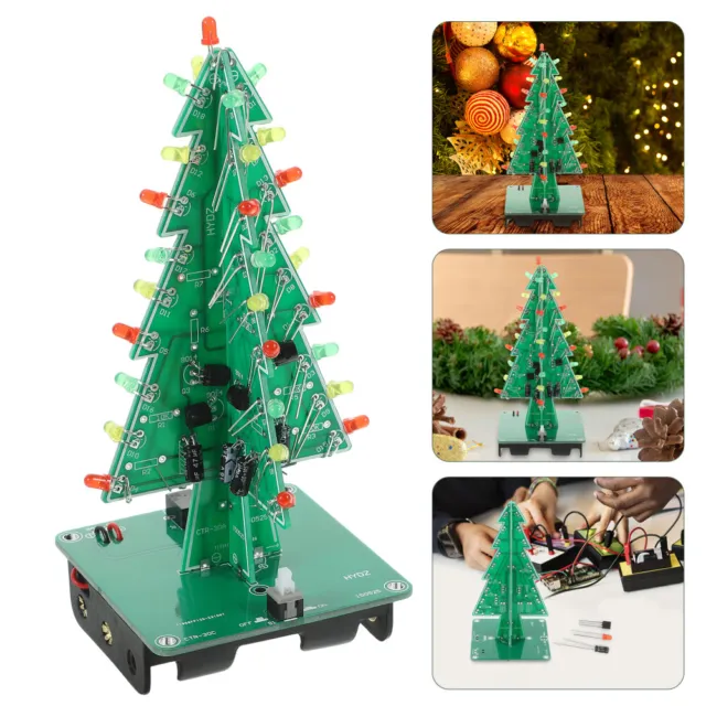 Weihnachtsbaum-Platinenbausatz 3D-Weihnachtsbaum-Löten Suite