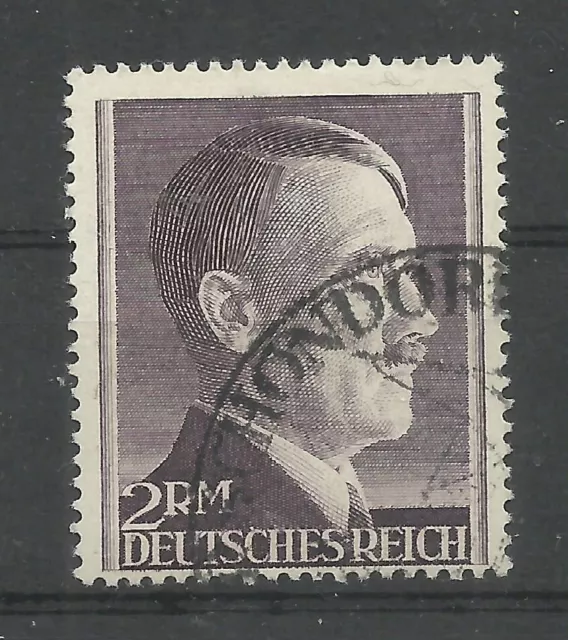 Dt. Reich  800 B (2 Reichsmark eng gezähnt) sauber gestempelt