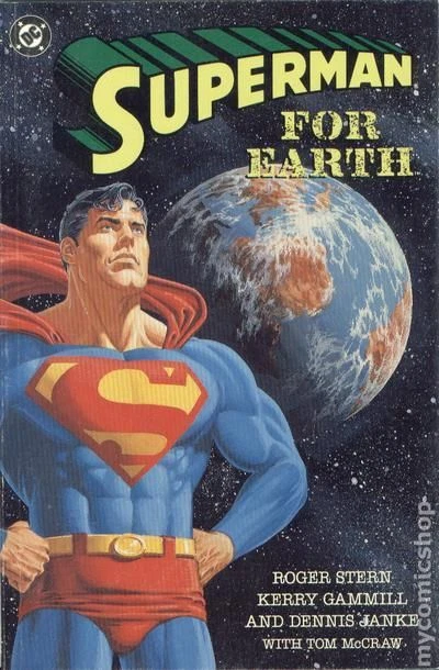 Superman for Earth #1 FN 1991 Stock Image