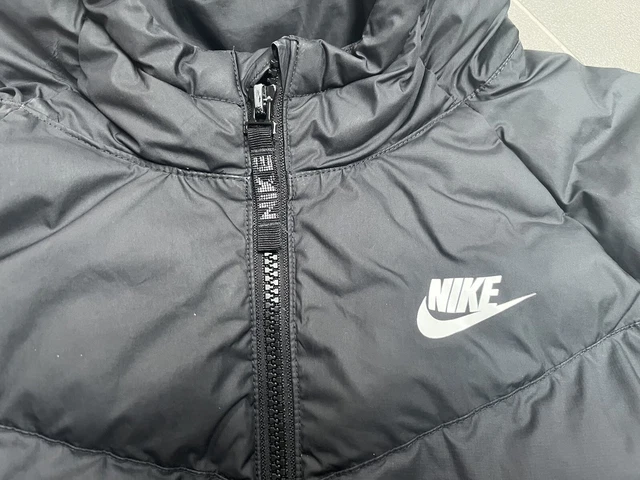 Nike Synthetic-Fill Hooded Black Boys Girls Fill Puffer Jacket Coat L Age12-13 2