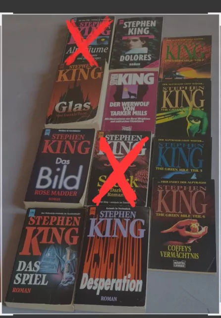 8x Stephen King gebrauchte Taschenbücher einzeln zum Aussuchen