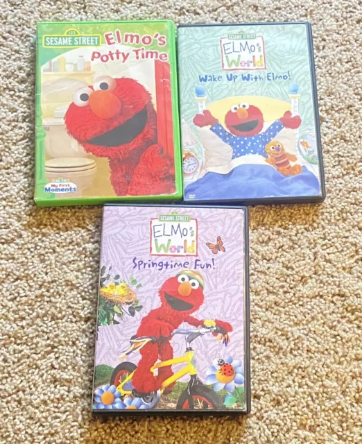 Lot Of 3 Sesame Street Elmo’s World DVDs