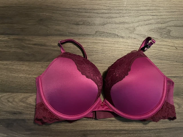 Goddes Raspberry Bra VICTORIAS SECRET VERY Sexy Push Up Bra Size 34C-Raspberry £43.84 ...