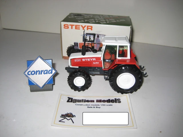Miniature Tracteur Steyr 8130 Turbo Conrad 1/43 - N°5018, Avec Boîte D'origine