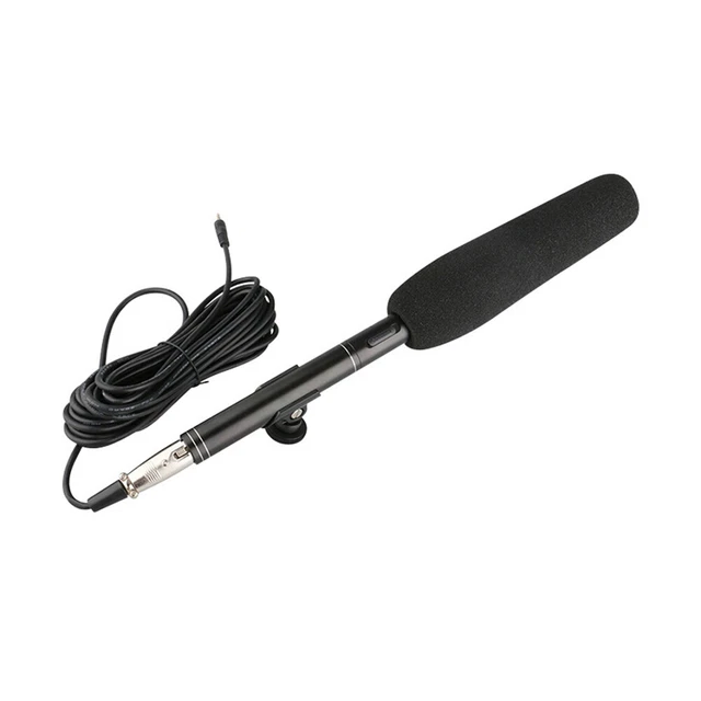 CF01 CONDENSER MICROPHONE Interview Recording Mic for DSLR Camera