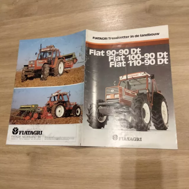 NL(néerlandais)-BROCHURE TRACTEUR FIATAGRI FIAT 90-90/100-90/110-90 TRAKTOR