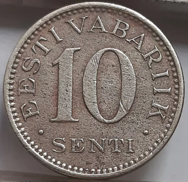 Estonia 10 Senti 1931 KM#12 Nickel-Bronze 1st Republic (6214)