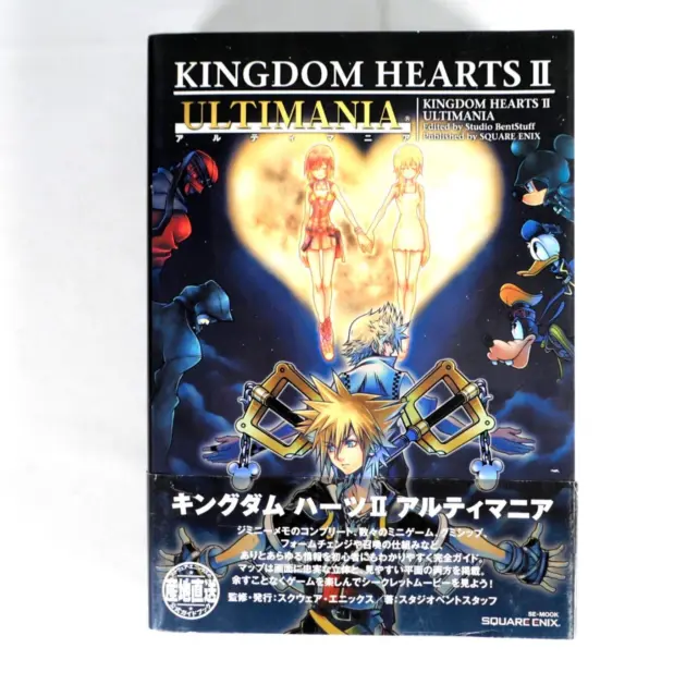 Guide Book KINGDOM HEARTS II 2 Ultimania Sony Playstation 2 PS2 Reg Jap Japan