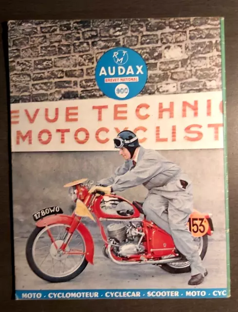 REVUE TECHNIQUE TOURISTIQUE MOTOCYCLISTE n° 67 AOUT 1953 ETUDE DES BMW R4C GNOME 3