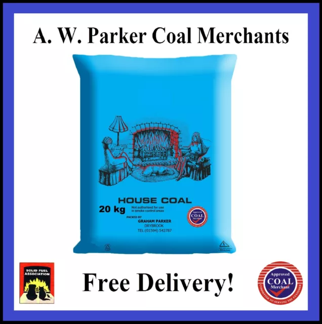 House Coal Doubles PREMIUM 300kg pre packed 15 x 20kg bags