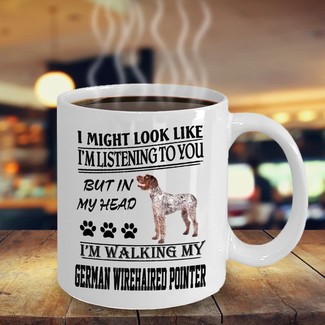 German Wirehaired Pointer,Deutsch Drahthaar,Vorstehhund,Wife gift,BFF,Cup,Mugs