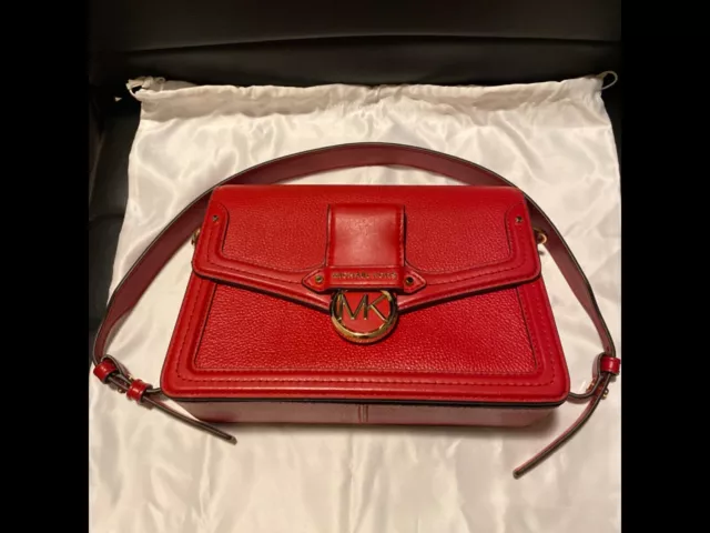 Michael Kors Jessie Flap Leather Shoulder Bag - Macy's